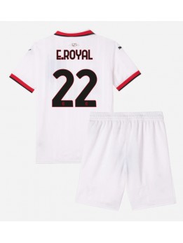 Otroški Nogometna dresi replika AC Milan Emerson Royal #22 Gostujoči 2024-25 Kratek rokav (+ hlače)